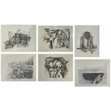 William Pajaud, Friday Night, 1970, Stone lithograph, Signed, dated, titled and numbered '14/61' lower margins in pencil