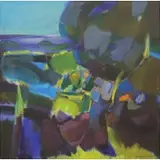 Pranas Lape, Maine I, Oil on canvas