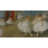 Gabriel Spat, Ballet Rehearsal, Oil on canvas board