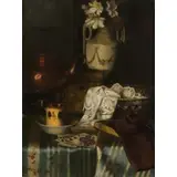 Wentworth-Shields, Still-Life With Cards, Vase, and a Cup and Saucer, 1885, Oil on panel