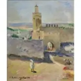 Hugo Backmansson, From Tangier, 1909, Oil on canvas