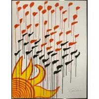 Untitled ('Rain') by Alexander Calder, Lithograph on paper, sold Jun 2025