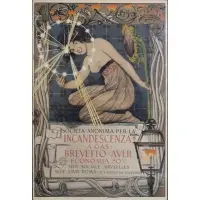 Giovanni Mataloni, Brevetto-Auer, 1895, Colored lithographic poster
