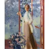 Edward Dufner, Portrait of the Artist's Wife, Oil on board