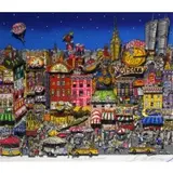 Charles Fazzino, Mangia on Mulberry Street, 3-D serigraph 'DX' edition