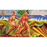 Giancarlo Impiglia, Aliens, Acrylic on canvas