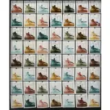 John Gettings, Julie 56x, 2006, 48 Polaroid photographs, thumbtacks, aluminum, cork board and tempered glass