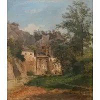 Tina Blau, Klausen, Oil on canvas
