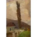 Tina Blau, Gastein, Oil on board