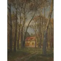 Tina Blau, Prater, Oil on canvas