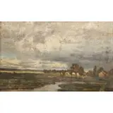 Tina Blau, Purzta (Landscape), Oil on canvas