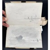 Tina Blau, Dortrcht, Graphite on paper