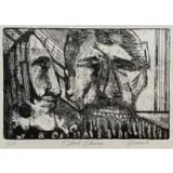 Vincent Smith, The Black Theatre, Etching
