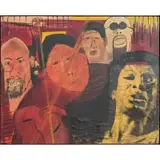 Vincent Smith, Blues For Mr Charlie, Oil and collage on canvas