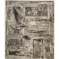 Vincent Smith, War of Attrition, AP etching