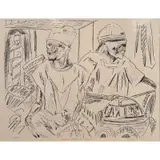 Vincent Smith, Hausa Men In Nigeria, Lithograph