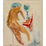 Vincent Smith, After The Bath, Pen and watercolor