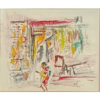 Poultry Market by Vincent Smith, sold May 2025