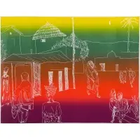 Through Masi Country by Vincent Smith, Etching, sold May 2025
