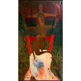 Vincent Smith, Fang, Woman, and Children, Oil on canvas