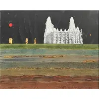 Vincent Smith, Mosque, Mixed media