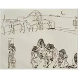 Vincent Smith, Somali Women In Harar, Etching