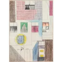 The Back Yard by Vincent Smith, Mixed media, sold May 2025