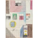 Vincent Smith, The Back Yard, Mixed media