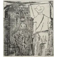 Mississippi Incident by Vincent Smith, AP Etching, sold May 2025