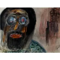 Vincent Smith, The Philosopher, Pen and Ink, Signed, titled and dated 1966