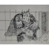 Vincent Smith, C.O.D, , Ink drawing