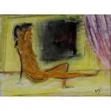 Vincent Smith, Figure, Pen and watercolor