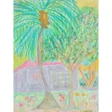 Vincent Smith, Caribbean Sunrise, Watercolor, signed and titled