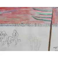 Vincent Smith, Reclamation Site No. 1, Pen and watercolor