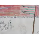 Vincent Smith, Reclamation Site No. 1, Pen and watercolor
