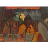 Vincent Smith, The Jazz Cafe, Oil On Canvas