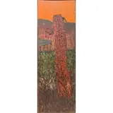 Vincent Smith, Bombed Steaple, Oil On Masonite, signed and titled