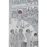 Vincent Smith, Untitled (Concert), Ink Drawing