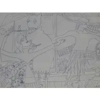 Untitled by Vincent Smith, Ink Drawing, signed and untitled, sold May 2025