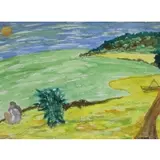 Vincent Smith, Cormier Plage Haiti, Gouache and collage