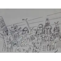 Untitled by Vincent Smith, Ink Drawing, signed and untitled, sold May 2025