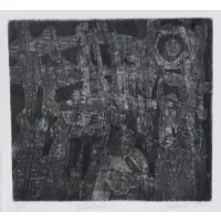 Malcolm X by Vincent Smith, AP, etching, sold May 2025