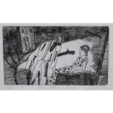 Vincent Smith, The Moon In Harlem, AP, etching