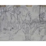 Vincent Smith, Montego Bay, Ink drawing