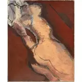 Gottlieb Kurfiss, Female Nude, Oil on canvas