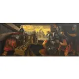 Alton Tobey, Roman Legionaries View from a Siege Tower, Oil on artists board