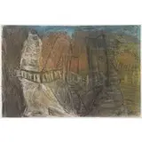 Elise Asher, They Do Not Sing For Me, 1987, Mixed media on paper