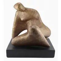 David Hostetler, Seated Figure, bronze sculpture