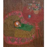 Muriel Kalish, The Baby, Oil on canvas