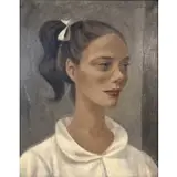 Fletcher Martin, Portrait of Cora Baird (1912-1967), Oil on canvas